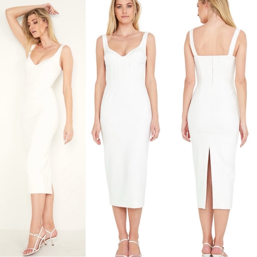 NWT Bardot Corset Midi Dress